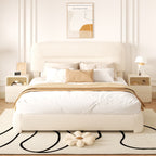 (812) Haven Boucle Platform Bed